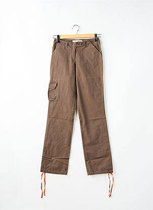 Pantalon droit poches marron SESSUN femme