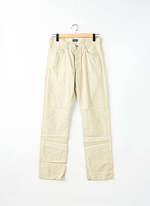 Pantalon droit coupe droite beige TEDDY SMITH homme