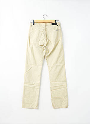 Pantalon droit coupe droite beige TEDDY SMITH homme
