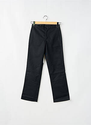 Pantalon droit fermeture zippée sous rabat boutonné noir DICKIES femme