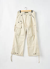 Pantalon cargo coupe droite beige FREEMAN T.PORTER femme