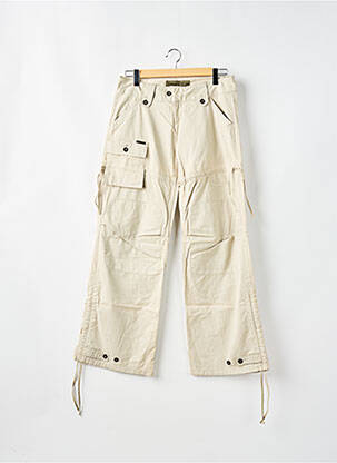 Pantalon cargo coupe droite beige FREEMAN T.PORTER femme