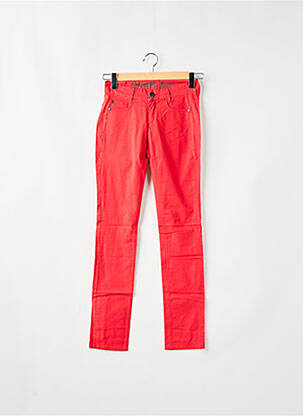 Pantalon slim poches rouge FREEMAN T.PORTER femme