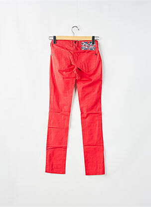 Pantalon slim poches rouge FREEMAN T.PORTER femme
