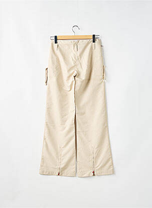Pantalon flare taille normale taille normale beige KANA BEACH femme