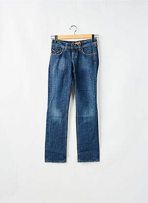 Jeans coupe slim poches bleu TEDDY SMITH femme