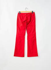 Pantalon droit rouge BE YOU K pour femme seconde vue