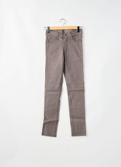 Pantalon slim taille basse taille basse gris CHEAP MONDAY femme