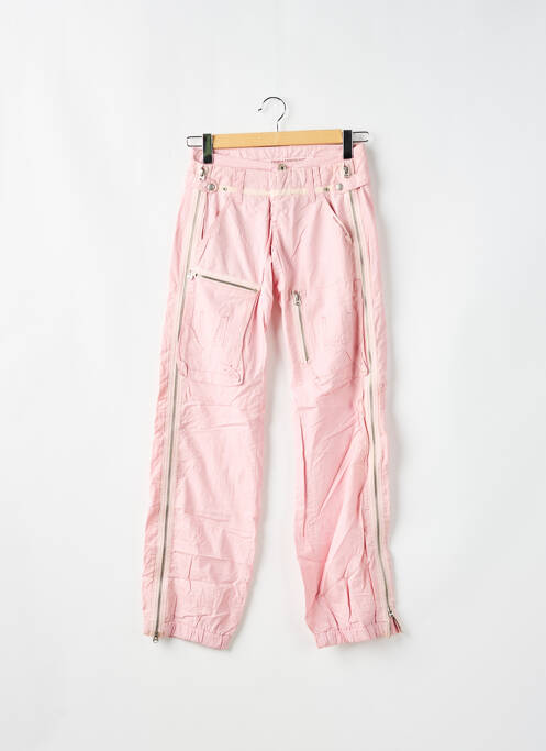 Pantalon droit rose FREEMAN T.PORTER pour femme