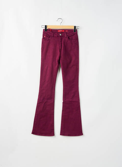 Pantalon droit violet MISS SIXTY pour femme