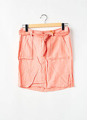 Jupe courte poches orange TEDDY SMITH femme