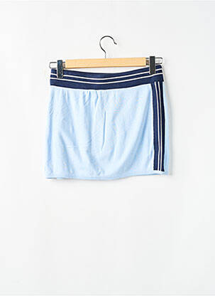 Jupe courte coupe droite bleu FRANKLIN MARSHALL femme
