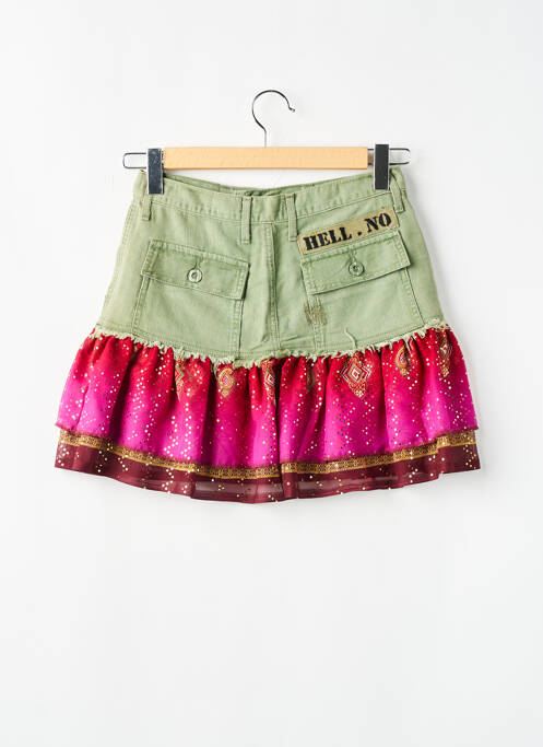 Jupe courte vert CIMARRON pour femme