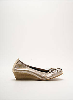 Ballerines bout rond talon de 4 à 6cm argent IMAGINI femme