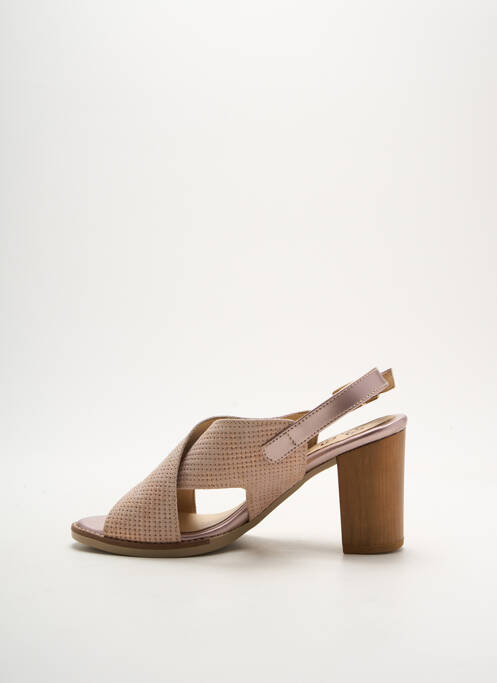 Sandales/Nu pieds rose REBELLES pour femme