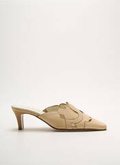 Mules/Sabots beige SIMONA FASHION pour femme seconde vue