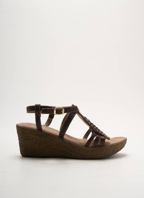 Sandales/Nu pieds marron MOOVA pour femme