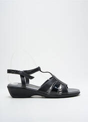 Sandales/Nu pieds noir SALMONE pour femme seconde vue