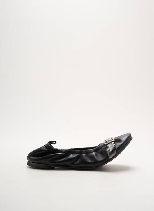 Ballerines matière lisse talon plat jusqu'à 3cm noir BALLERINE D'OC femme