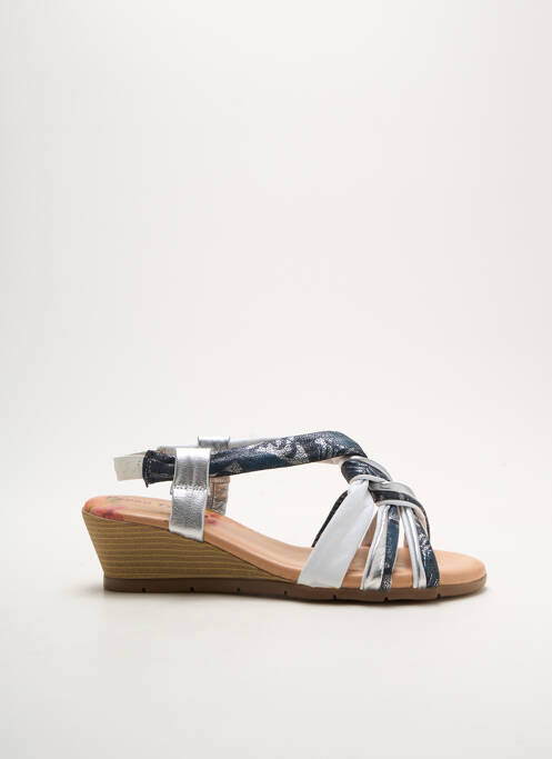 Sandales/Nu pieds argent PEDRO TORRES pour femme