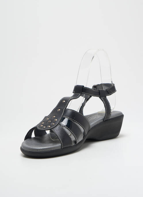 Sandales/Nu pieds noir SALMONE pour femme