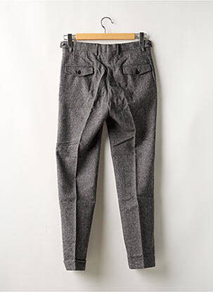 Pantalon slim tissage chiné taille normale gris DE FURSAC homme