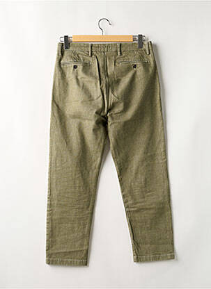 Pantalon chino tissage chiné taille normale vert CLOSED homme