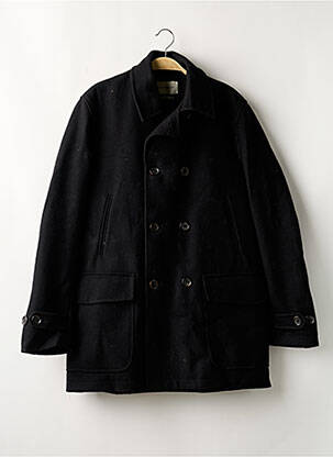 Manteau court poches sans capuche noir OLIVER SPENCER homme