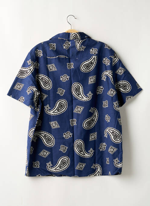 Chemise manches courtes bleu LACOSTE pour homme