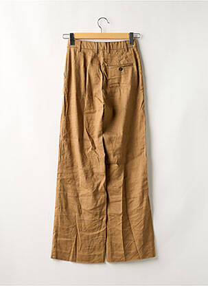 Pantalon large taille à pinces taille haute beige CLOSED femme
