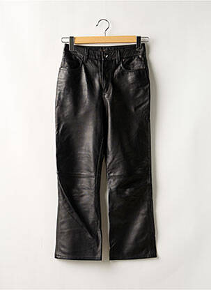 Pantalon droit taille haute taille haute noir MAJE femme