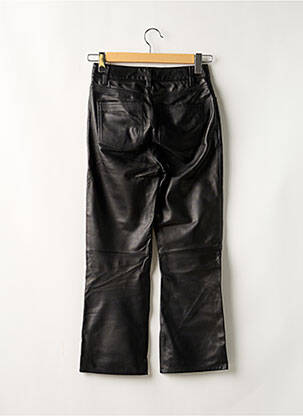 Pantalon droit taille haute taille haute noir MAJE femme