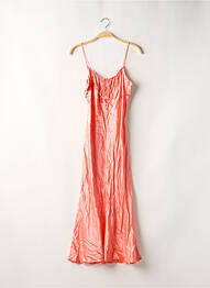 Robe longue manches bretelles ajustables fines bretelles rose RAILS femme