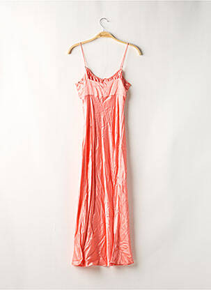 Robe longue coupe fluide fines bretelles rose RAILS femme