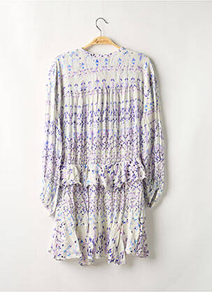 Robe courte coupe évasée manches longues violet IRO femme