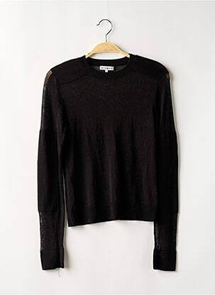 Pull resserrée sur le bas manches longues noir LIGHT BEFORE DARK femme