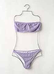 Maillot de bain 2 pièces violet YSE pour femme seconde vue