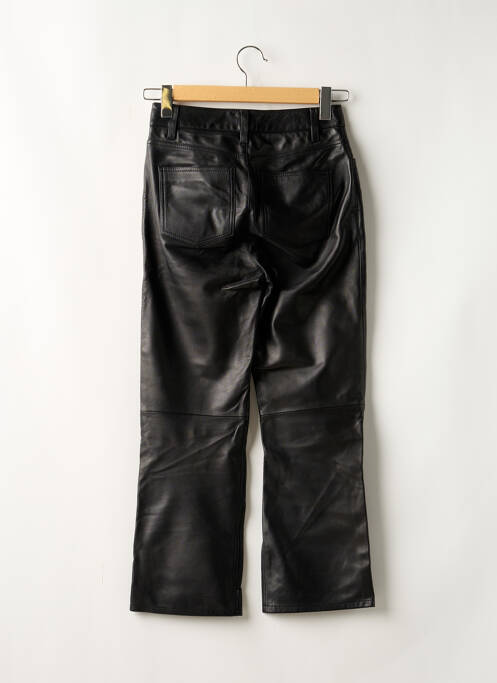 Pantalon droit taille haute taille haute noir MAJE femme