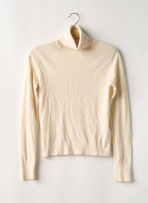 Pull col roulé beige ZARA pour femme