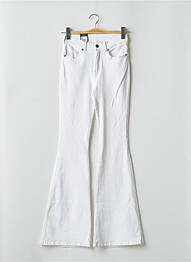 Jean coupe flare stretch taille normale blanc DR DENIM femme