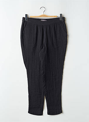 Pantalon slim taille élastique taille normale noir ICHI femme