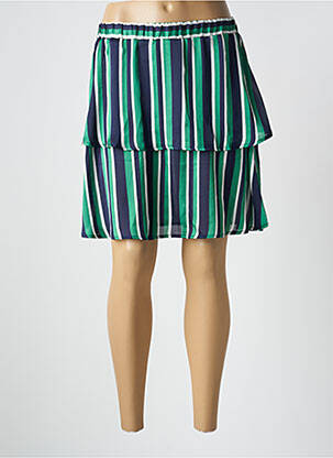 Jupe mi-longue taille normale vert MINIMUM femme