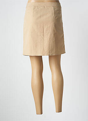 Jupe mi-longue taille normale beige SCHOOL RAG femme
