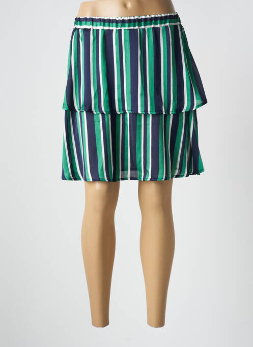 Jupe mi-longue taille normale vert MINIMUM femme