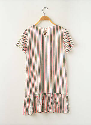Robe mi-longue manches courtes manches courtes rose GARCIA fille