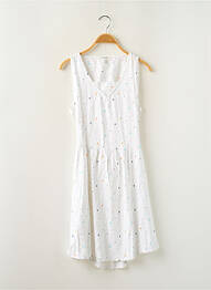 Robe mi-longue sans manche sans manche blanc TEDDY SMITH fille