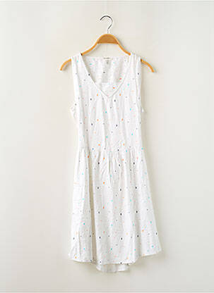 Robe mi-longue sans manche sans manche blanc TEDDY SMITH fille