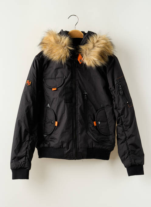 Blouson noir AMERICAN COLLEGE pour garçon