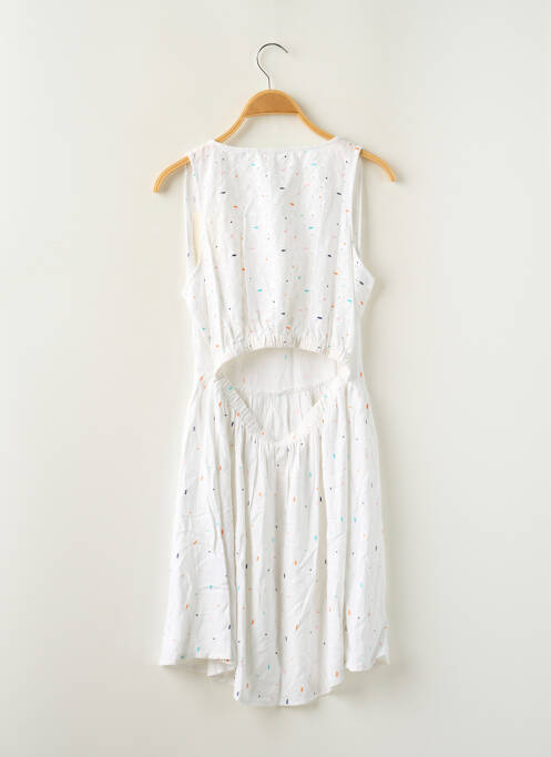Robe mi-longue blanc TEDDY SMITH pour fille
