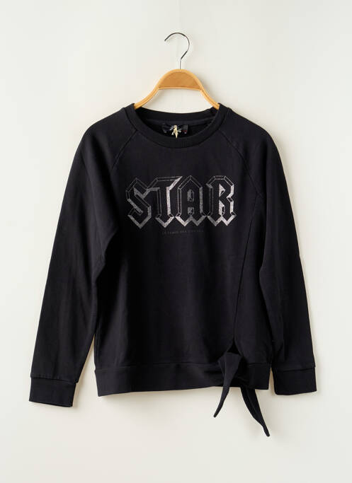 Sweat-shirt noir LE TEMPS DES CERISES pour fille